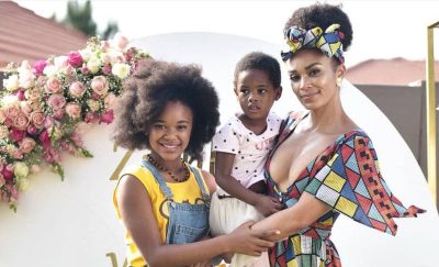 Pearl Thusi Posts Her Adopted Daughter For Mother's Day